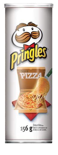 Miniatura 3 de Pringles Papas fritas, sabor a pizza, 156 g5.5 oz (paquete de 14) Importado de Canadá