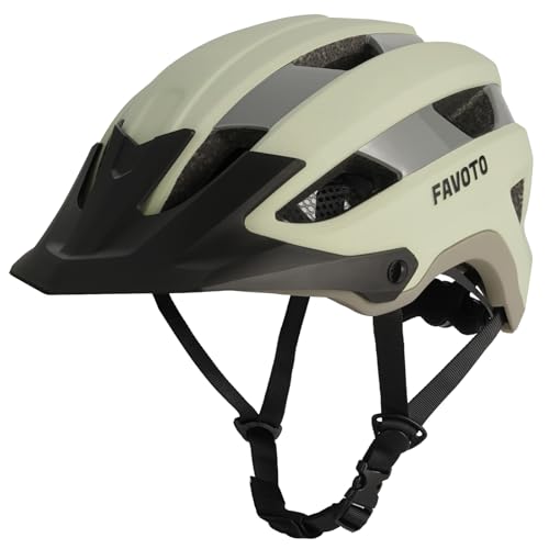 Favoto Mountain Bike Helmet, Lightweight MTB Road Bicycle He