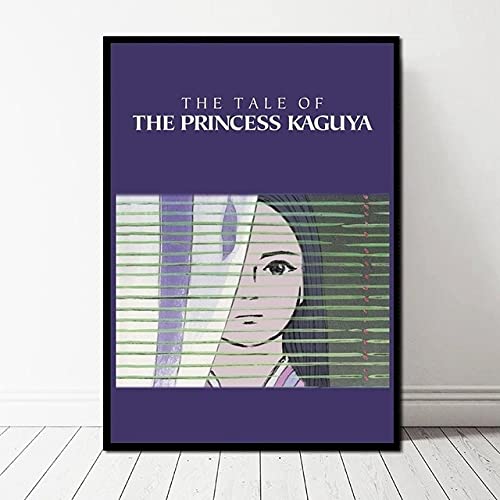 Safe & Fun - Painting & Calligraphy - Canvas Painting Nordic Style Prints Home Decor The Tale of the Princess Kaguya Wall Art Modular Pictures Poster For Kids Room (9 40x60cm No Framed)
