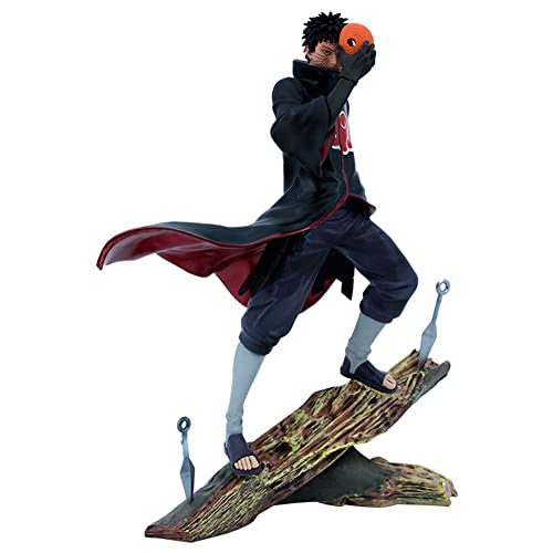 Figurines d'anime Uchiha Obito - Figurines d'anime, en PVC, modèle de collection, modèles d'ornements, têtes interchangeables et accessoires