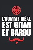 Carnet de notes: Journal Intime Cahier de Brouillon | Calendrier annuel 2021 à 2024 | Cadeau St Valentin pour Hommes Gitan Barbu | 108 Pages pour Noter vos idées et Ecrire