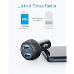 Car-Charger-Anker-30W-Dual-USB-Car-Adapter-PowerDrive-Speed-2-with-PowerIQ-20-for-iPhone-XSMaxXRX8Plus-iPad-ProMini-Galaxy-S9S8Edge-Nexus-and-More-Compatible-with-Quick-Charge-Devices