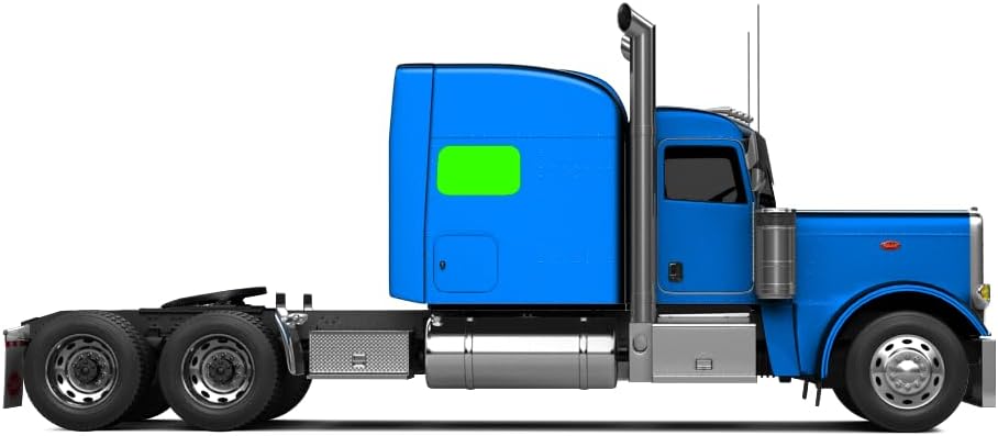 Fits Peterbilt 335/337/348-365/367/384/386/388/389 and 2005+ 379 Insulated Sleeper Window Cover by ZenEclipse in Grey
