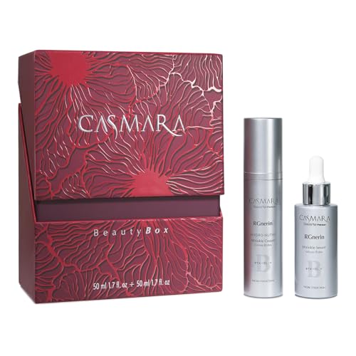 Casmara | Christmas Beauty Secret Box | RGnerin Hydro - Nutri Cream + Wrinkle Serum | Cuidado antiedad global con acción regeneradora y efecto reafirmante | 2x50ml