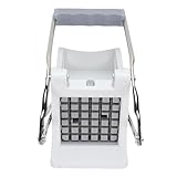 Ejoyous Edelstahl -Kartoffelschneider, 2 Sets Blades Mehrzweck Einfacher Druckbetrieb Uniformes Französisches Braten Schneidmaschine Handschusse für Karottengurken Gemüse