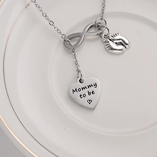 HUTIMY New Mother Necklace Gifts For Mommy To Be Gifts Necklaces For 2nd 1st Time Mom Women Her Expectant Mother Mommy To Be Necklace4