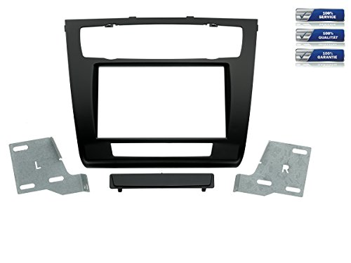 2-DIN Radioblende für BMW 1er mit automatischer Klimaanlage Schwarz