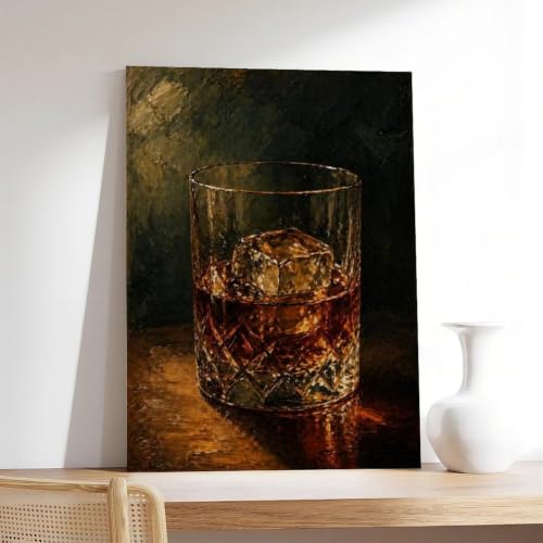 Poster sur toile décoration murale salon thème whisky