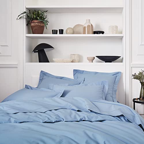 - Copripiumino in percalle di 260 x 240 cm tinta unita cotone