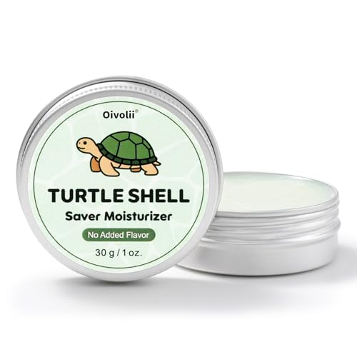 Oivolii Feuchtigkeitsspendender Schildkrötenpanzer-Balsam – Pflanzliche Panzerpflege für Landschildkröten & Wasserschildkröten – Nährend, Glanzfördernd & sanfte tägliche Pflege - 30g