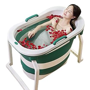Draagbare Opvouwbare Badkuip, Inweken Staand Bad, Aparte Familiebadkamer, Voor Douchecabine, Efficiënt Onderhoud Van…