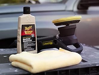 Meguiar's Professional Synthetic Sealant 2.0 M2116 - Premium Synthetic Car Paint Sealant, Long-Lasting Protection, Additional Gloss and Hydrophobic Properties for High Water Beading, 16 Oz Liquid