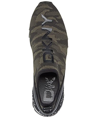 Dkny Women's Lightweight Slip On Fashion Sneaker, Military Green Abbi, 8.5 #TOP3