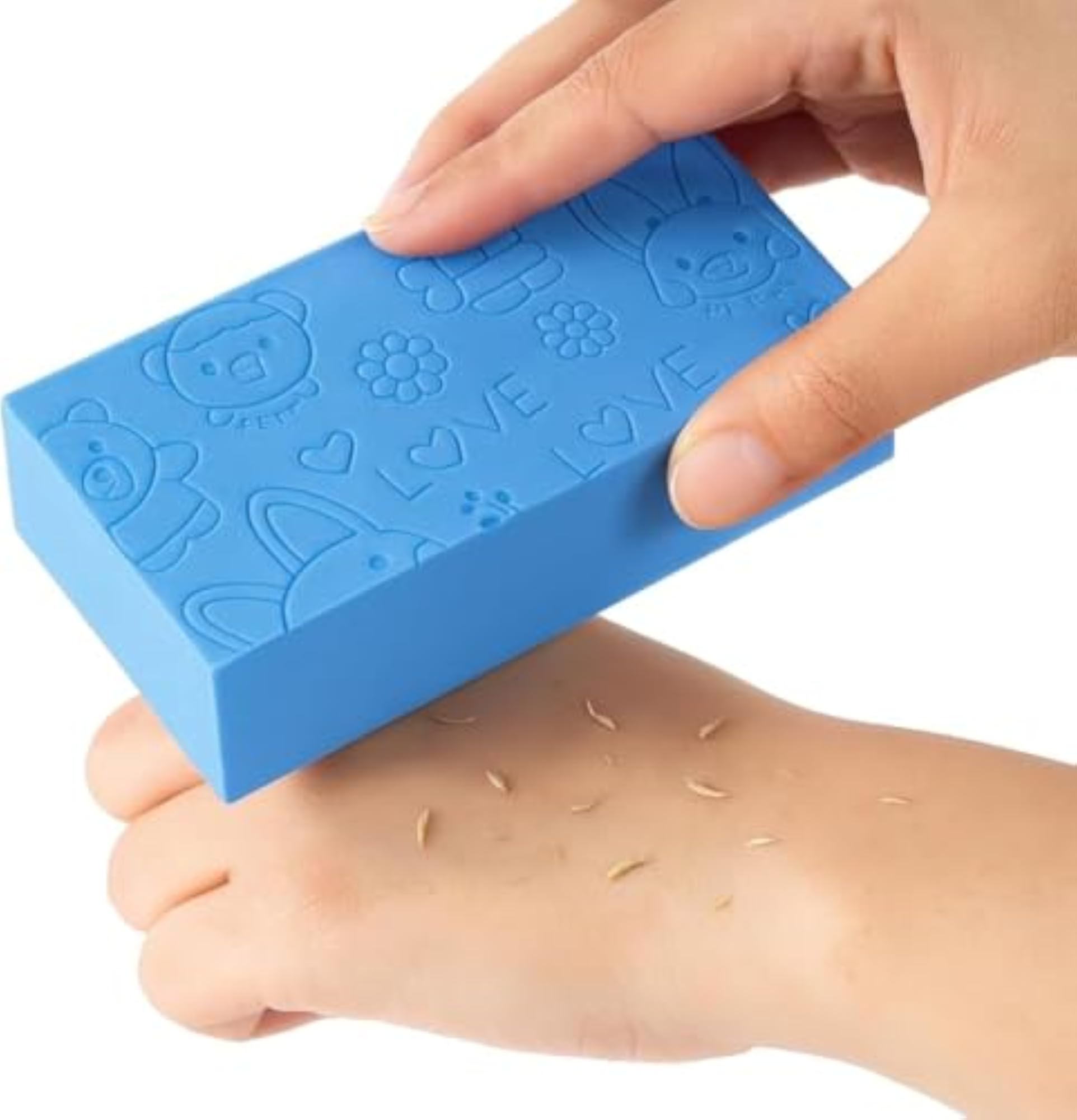 Exfoliating Bath Sponge for Gentle Peeling and Dead Skin Removal
