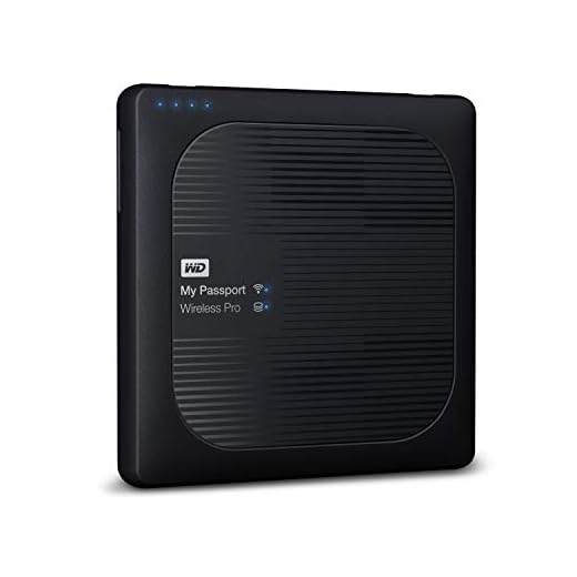 WD 3TB My Passport Wireless Pro Portable External Hard Drive, Wifi USB 3.0 - WDBSMT0030BBK-NESN