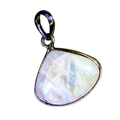 Charms Pierre de Lune en Argent 925 Éclat Poire Élégant pour Femme