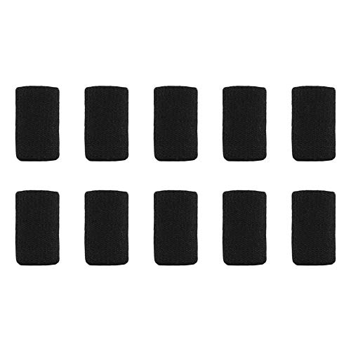 Mangas de dedo, Romacci 10 peças mangas de dedo esportivas mangas elásticas de dedo suporte protetor