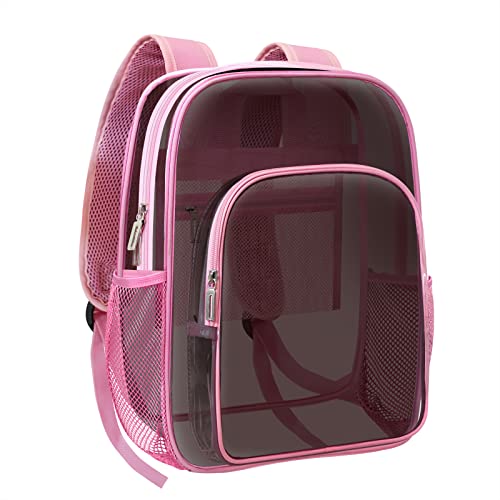 Clear Backpack Heavy Duty Transparent Backpack For Security Travel Work #TOP2