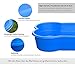 DogsLand Hundepool in Knochenform - 120 cm, rot, für große und kleine Hunde, Verwendbar als Hundebett, Biss- und krallenfest, UV-beständig, 100% Recyclebar, Made in Germany