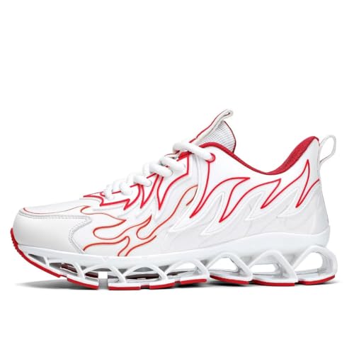 Image of Mens Running Shoes Mesh Breathable Trail Runners Fashion Sport Blade Walking Tennis Sneakers
