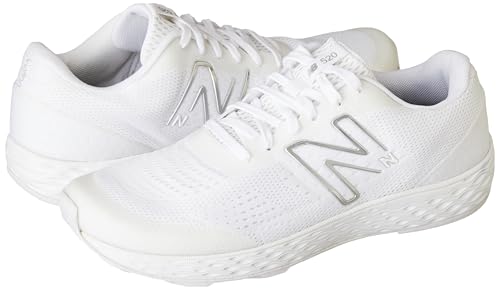 Image of New Balance Mens 520 Running Shoes, White Silver, 8 UK