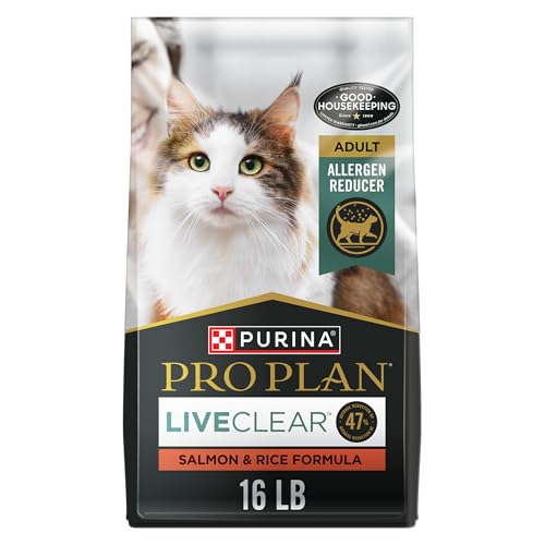 Purina Pro Plan LiveClear Cat Allergen Reducing Adult Dry Cat Food With Salmon and Rice