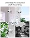 [100ft] Hiseeu Wireless WiFi Security Camera System, Wired Plug-in Powered, Expandable 16CH 4K NVR, 4Pcs 3MP Night Vision Cameras Home Surveillance Outdoor, Motion Detection, 1TB HDD, One-Way Audio