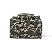 KAZE SPORTS Deluxe Bowling Bag for Single Ball - Tote Bag with Two Side Pockets (Camo)
