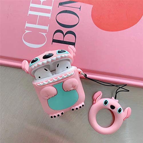 Cocomii 3D Airpods Case - 3D Cartoon - Slim - Lightweight - Matte - Keychain Ring 3D Cartoon Characters Cartoon - Minimalist Luxury Aesthetic Headphone Case Cover Compatible With Apple Airpods (Angel) #TOP2