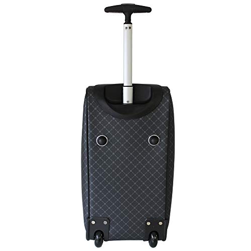 Sacola LANSAY Complementos Topázio Lx 19 Cor Preta Sacola com Rodas