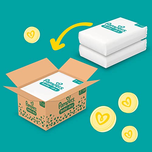Pampers Windeln Größe 7 (15kg+) Baby-Dry, Extra Large, MONATSBOX, bis zu 12 Stunden Rundum-Auslaufschutz, (1er Pack) 132 Stück – Bild 4