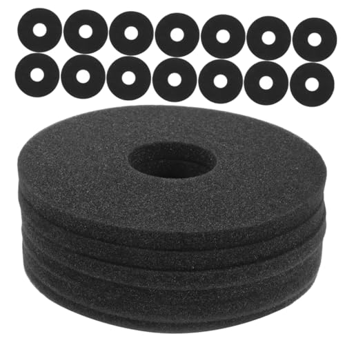 Unomor 24pcs Salt Box Sponge Piece Replacement Bar Sponges Cocktail Glass Tools Replacement Salt Sponges Glass Replacement Sponges Bar Tools for Margaritas Margarita Glass Sponges Black