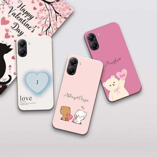Image of COLORflow Back Cover Compatible with Poco X7 Pro 5G | Vibe Valentine Love Customized Back Cover Compatible with Poco X7 Pro 5G