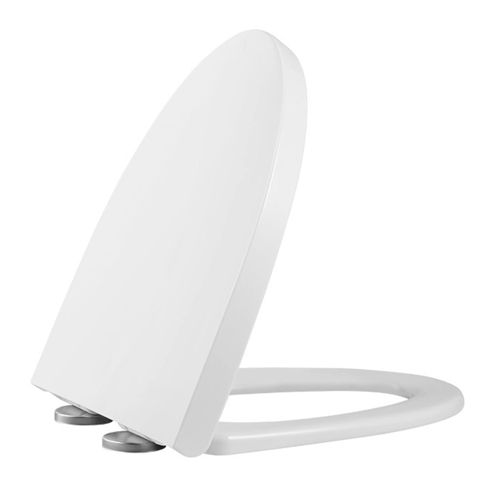 Soft Close Close Toilet seat, Quick Release, Easy Clean, Easy Install, Adjustable, Lightweight, Durable, Portable, User-Friendly, Compact, Elongated, Never, Loosen, Plastic