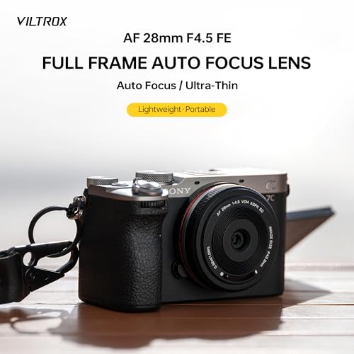 Image of VILTROX AF 28mm F4.5 f /4.5 FE Lens for Sony E Mount, Wide-Angle Full-Frame Auto Focus Lens Compatible with Sony E-Mount Cameras a7C a7SIII a7III a7RIII FX3 ZV-E10 a6700 a6600 a6400