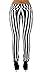 Black & White Striped Classic Sexy Skinny & Bootcut Jeans Junior & Plus Size