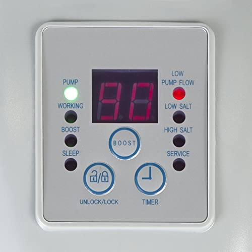 Intex 120V Krystal Clear Sand Filter Pump & Saltwater System CG-28675 with E.C.O. (Electrocatalytic Oxidation) for Above Ground Pools, Gray (28675EG)