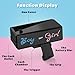POPUPARTY Gender Reveal Money Gun Shooter with Pink and Blue Prop,Gender Identification of Boys and Girls,Handheld Spray Gun for Party