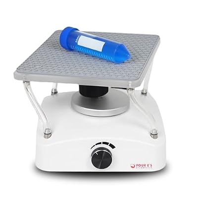 FOUR E'S SCIENTIFIC Lab Shaker, 3D Shaker Compact Rotator Shaker with Adjustable Speed 0-100RPM, 0-8 Tilt Angle, Lab Shaker with Undulating 3D Motion, Non-Slip Mat, Max. Capacity 2KGS