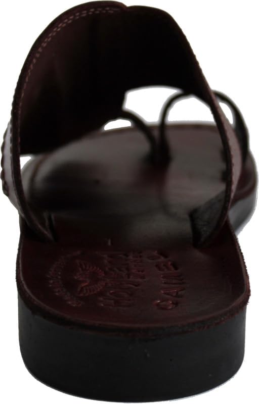 Holy Land Market Men/Women Biblical Jesus Leather Sandals/Slides From Jerusalem (Phillip Style I)3