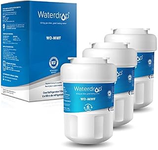 Waterdrop MWF Refrigerator Water Filter, Compatible with GE SmartWater MWF, MWFINT, MWFP, MWFA