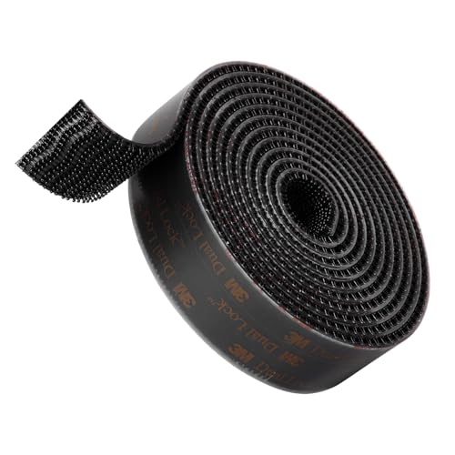 3M Dual Lock 25mm x 2.5m Black 1 Pack