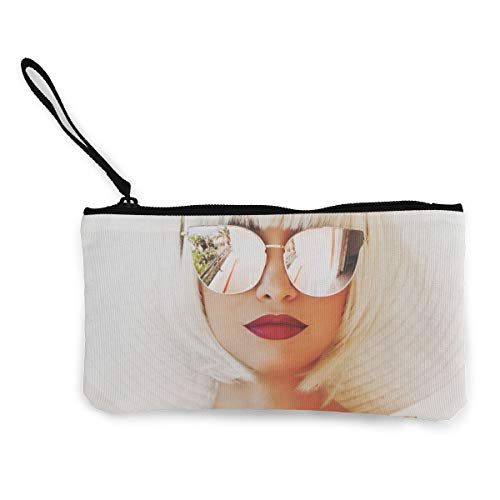 Preisvergleich Produktbild Architd Kosmetiktasche für Damen, mit weißem Haar, mit Reißverschluss, Wassermelone, personalisierbar