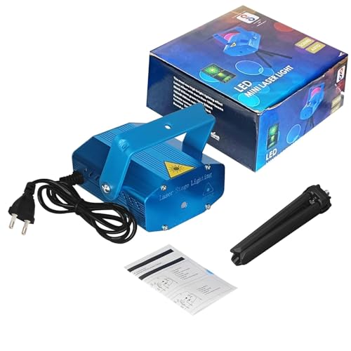 Image of Mini Laser Projector Light 6 Pattern Featuring Sound-Activated | Handy Tripod Stand | Ideal for Home Parties, Events, Diwali Festivals | Projector Lights |