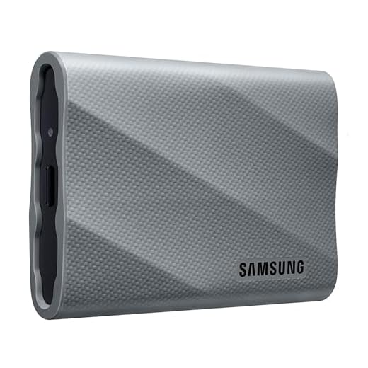SAMSUNG T9 2TB, Portable SSD, up to 2000MB/s, USB 3.2 Gen 2x2 (20Gbps) NVMe, Rugged, for Photographers, Content Creators and Gaming, External Solid State Drive (MU-PK2T0G/WW) Gray