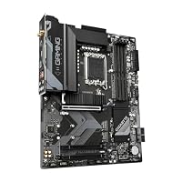 GIGABYTE B760 Gaming X AX Mainboard - Unterstützt Intel Core Prozessoren der 14. Generation, 8+1+1 Phasen digitales VRM, bis zu 7600MHz DDR5 (OC), 3X PCIe 4.0 M.2, Wi-Fi 6E, 2.5GbE LAN, USB 3.2 Gen 2 – Ansicht 3