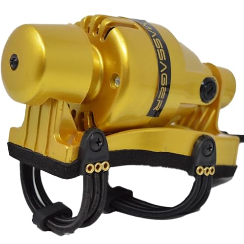 Image of MCP Powerful Electric Handheld Double Speed Floating Action Massager for head & body pain relief, head massage (Golden)