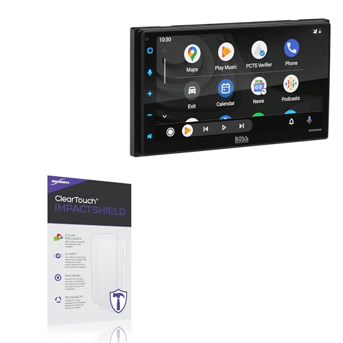BoxWave Screen Protector Compatible with BOSS Audio BVCP9850W - ClearTouch ImpactShield (2-Pack), Impenetrable Screen Protector Flexible Film