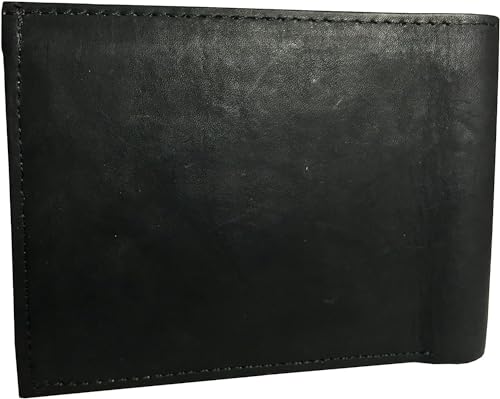 Wallet Pink Embroidery Black Leather3