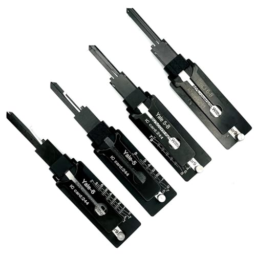 LiShi Tool Yale Lock Pick & Decoder Bundle ? All-in-One Yale Cylinder Set